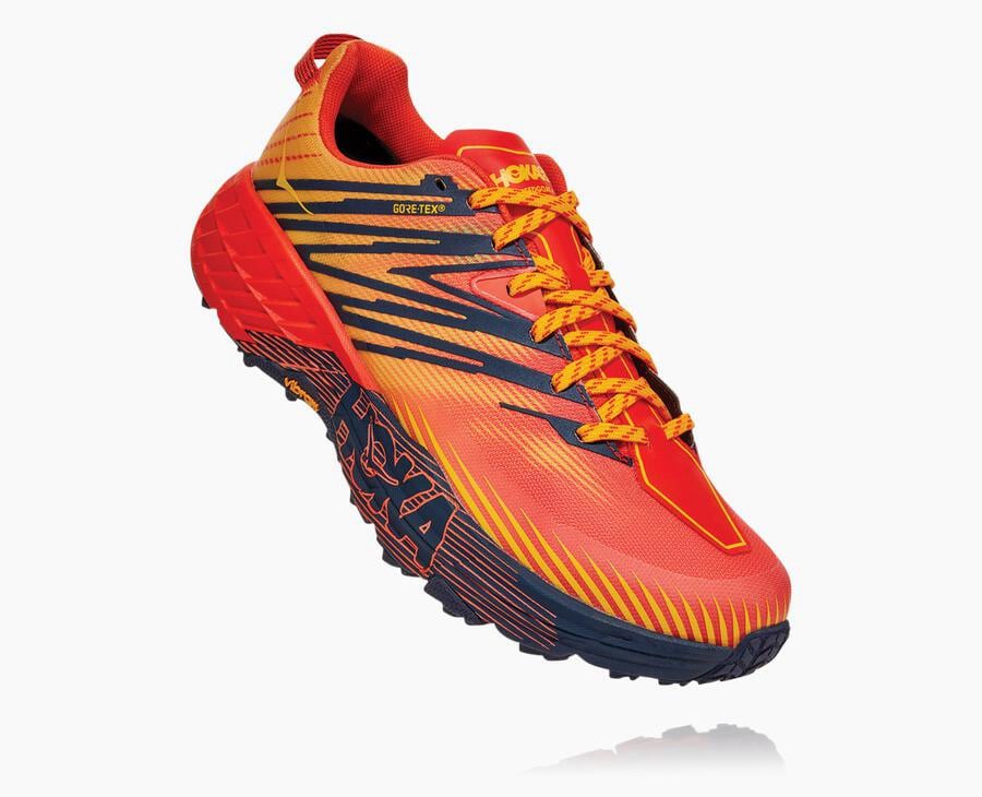 Hoka One One Trail Schoenen Heren - Speedgoat 4 Gore-Tex - Rood - TB3192708